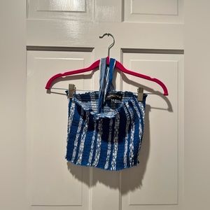 Crop top halter